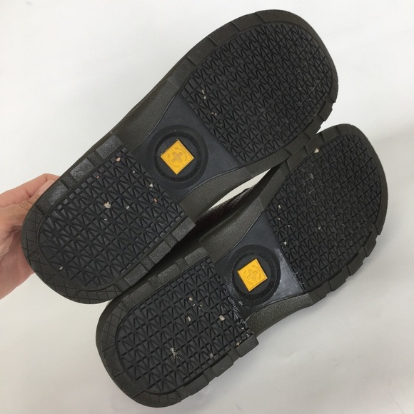 Dr. Doc Martens Shoes Slip Resistant Brown Leather Oxford Mens Sz 10 - Picture 9 of 13